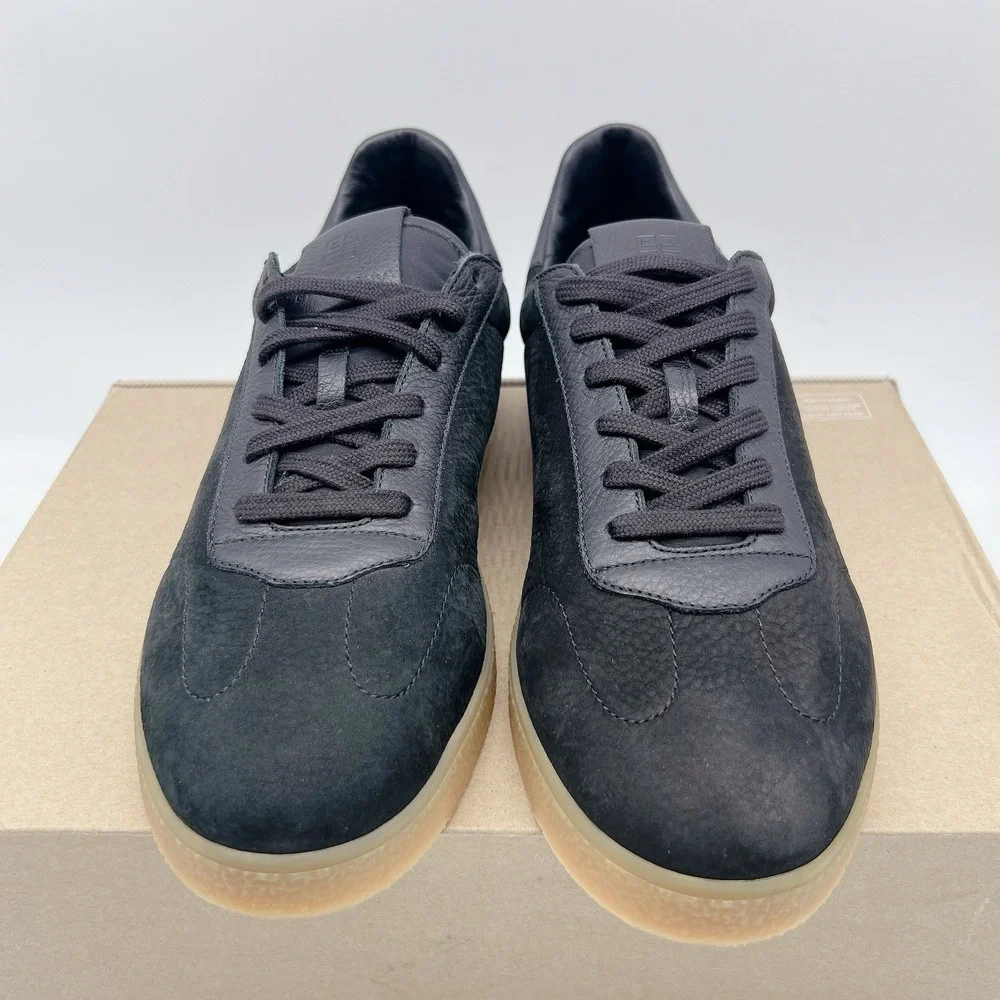 Givenchy Town Men's Designer Fashion Sneakers Black Nubuck Leather EU 43 US 10